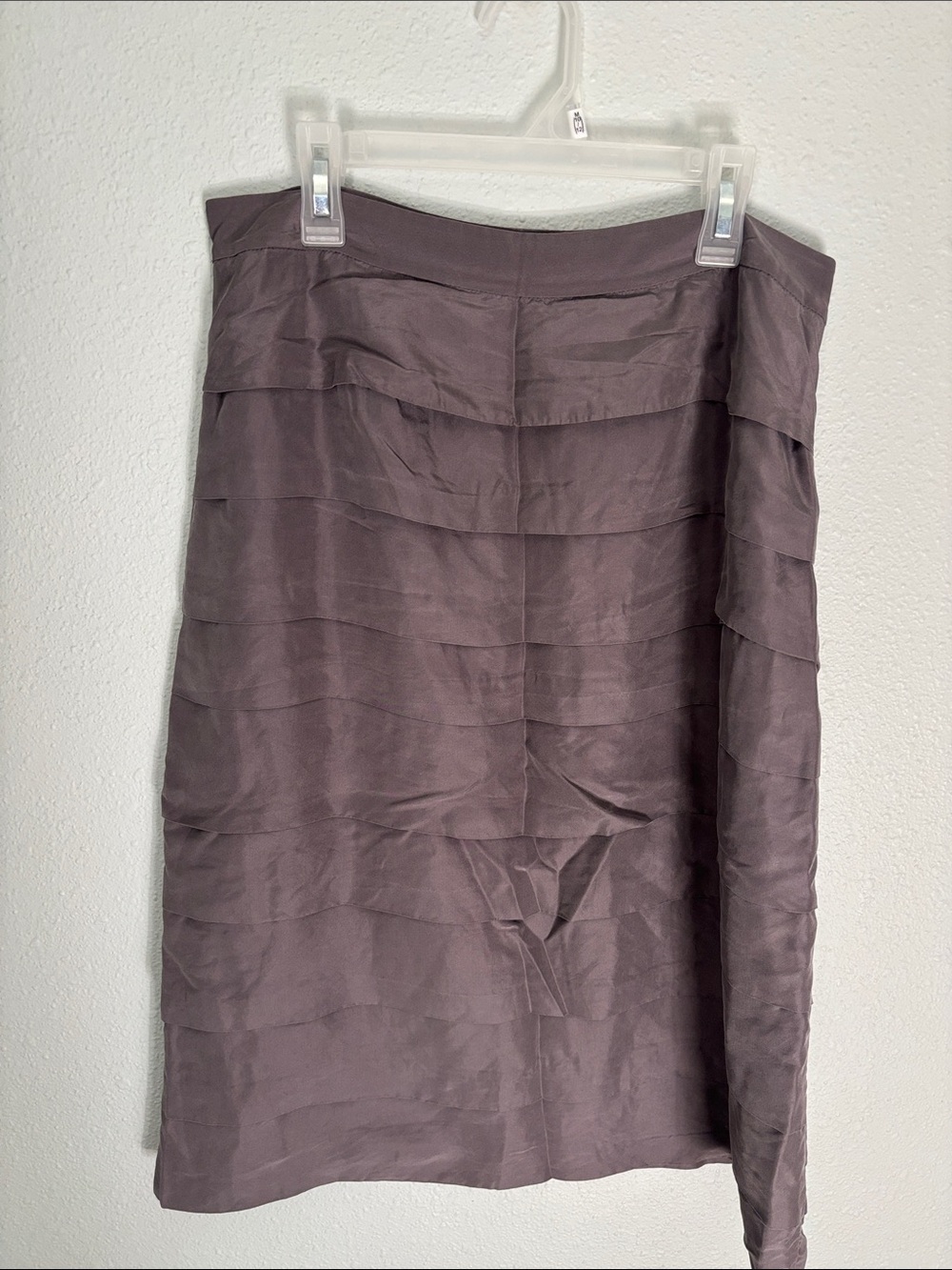 Boden Tiered Silk Pencil Skirt
